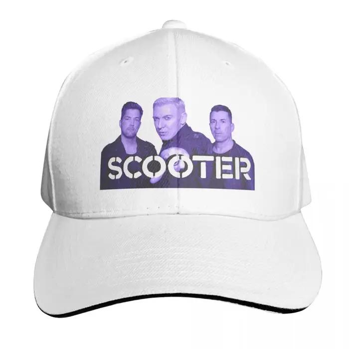 Casquette de baseball de luxe pour homme et femme, design t-shirt de groupe de techno Scooter, chape