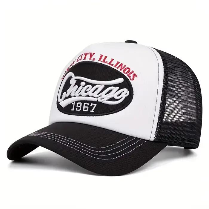 Nouvelle Casquette de Baseball 2026 CHICAGO1967 Brodé en Maille, Décoration Quotidienne, Protection 