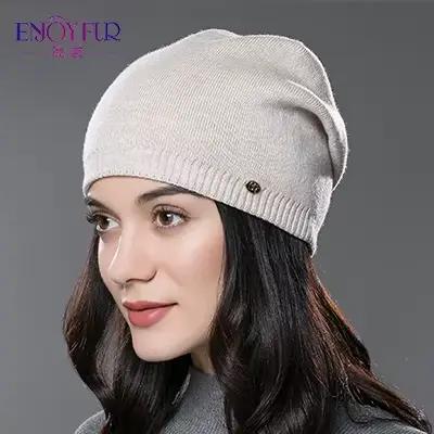 Chapeau en laine tricoté pour femmes, pour l'hiver, Style Hip-hop, Gorros pour femmes, bonne qualité
