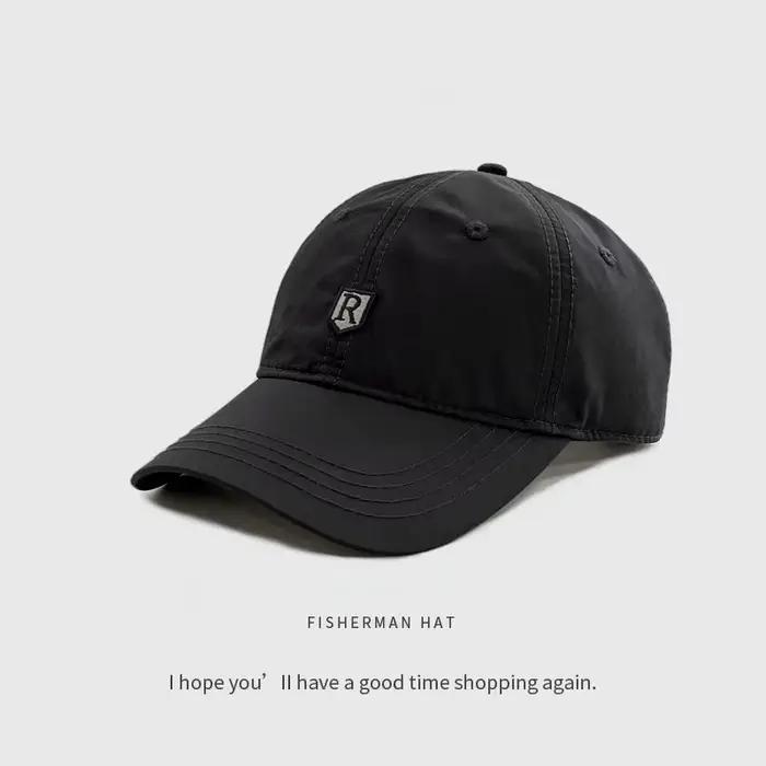 Chapeau de Baseball d'été à séchage rapide pour hommes, casquette à visière fine, couleur unie, lang