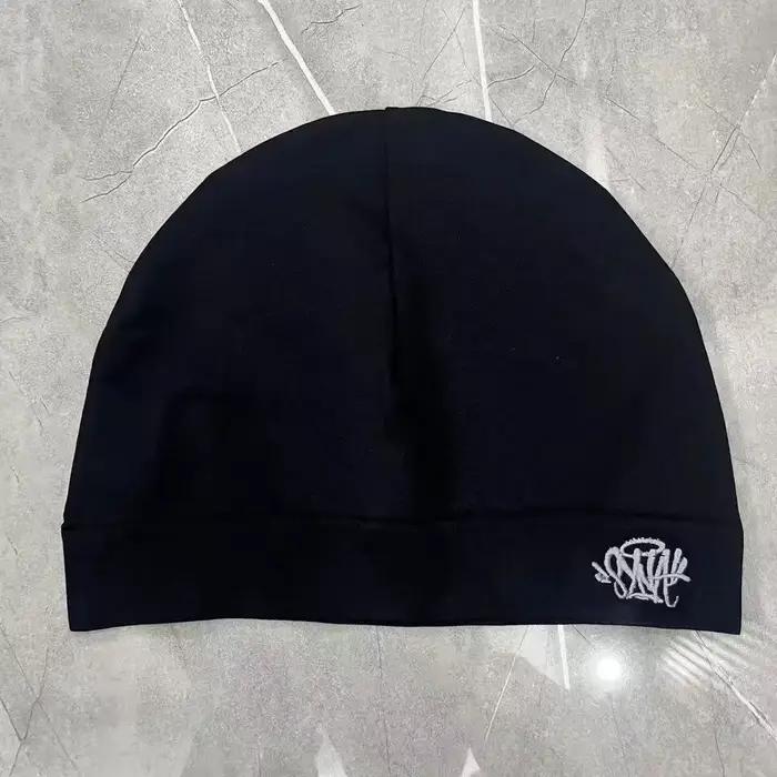 Bonnet tricoté brodé avec lettres imprimées, couche unique, chaud pour l'automne et l'hiver, casquet