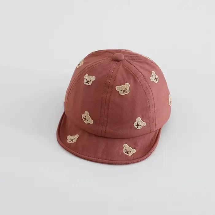 Casquettes de baseball souples à visière fine printemps-automne pour garçons et filles, nouvelles ca
