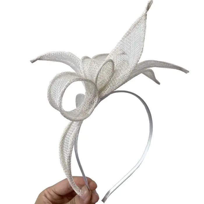 Couvre-chef de mariée blanc, bandes de cheveux de mariage à la mode pour dames, accessoires pour che