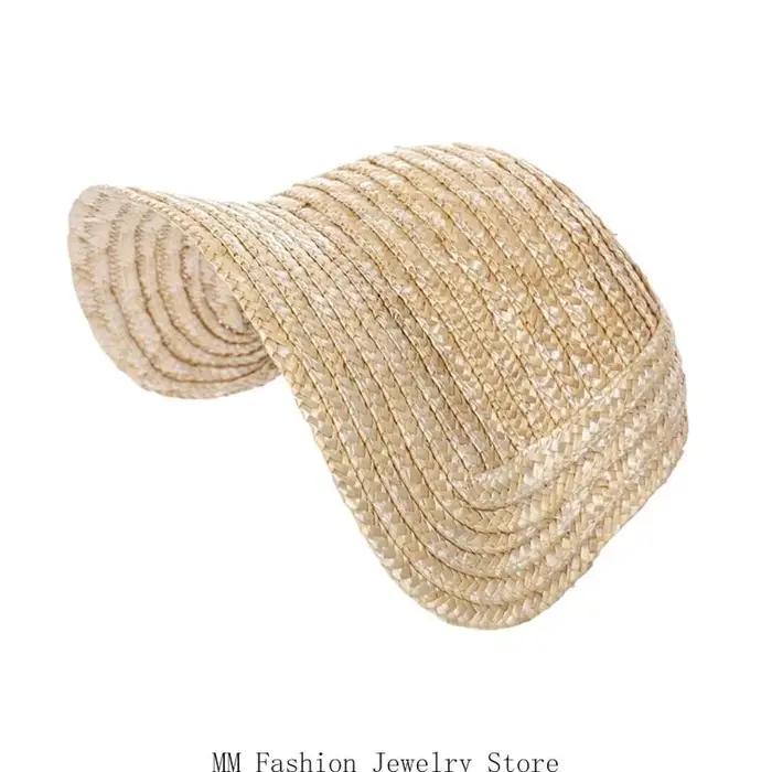 D0UB – Bonnet en paille artisanal, Base chapeau pour femmes, Styles victoriens, événements, carnaval