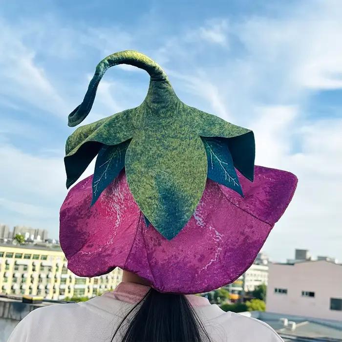Chapeau décoratif mignon pour cosplay, chapeau de sorcière, chapeau en feutre pour cheveux, accessoi