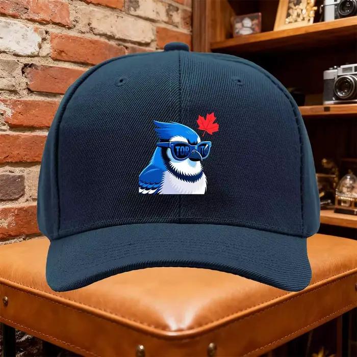Casquette de camionneur unisexe Toronto Maple Leaf & Blue Jay - Casquette à fermeture à pression rég