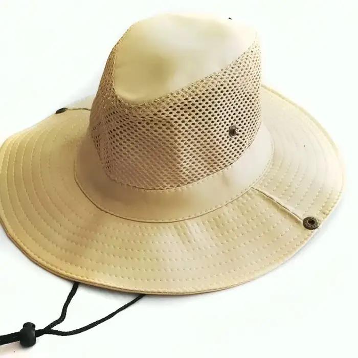 Chapeau de pêche en maille d'été, respirant, décontracté, Cool, chapeau de pêcheur solaire d'alpinis