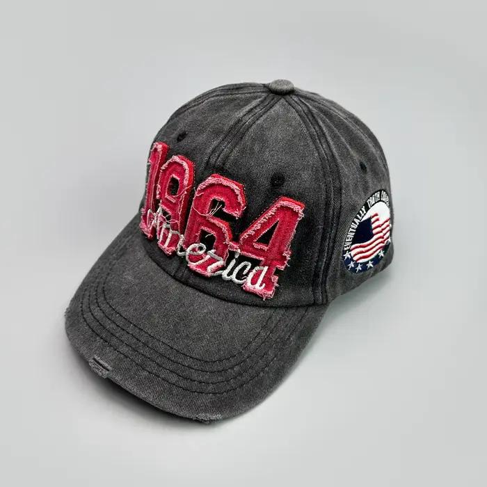 Chapeaux de baseball rétro brodés de lettres de détresse, pare-soleil unisexe, casquettes à visière,