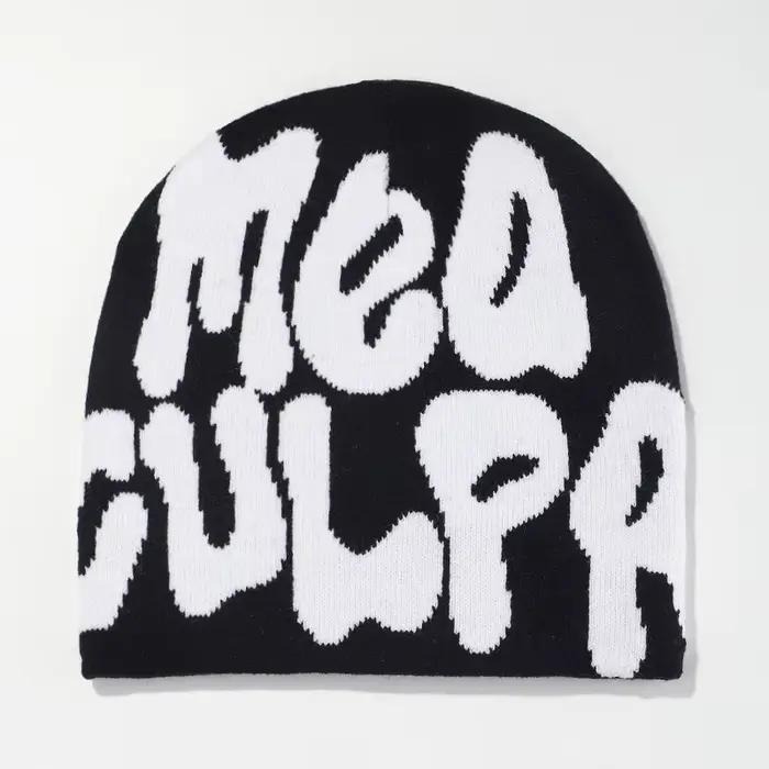 Bonnet Mea Culpa pour Femme, Homme, Couple – Chapeaux Y2K Tendance, Bonnets K-Pop en Laine, Accessoi