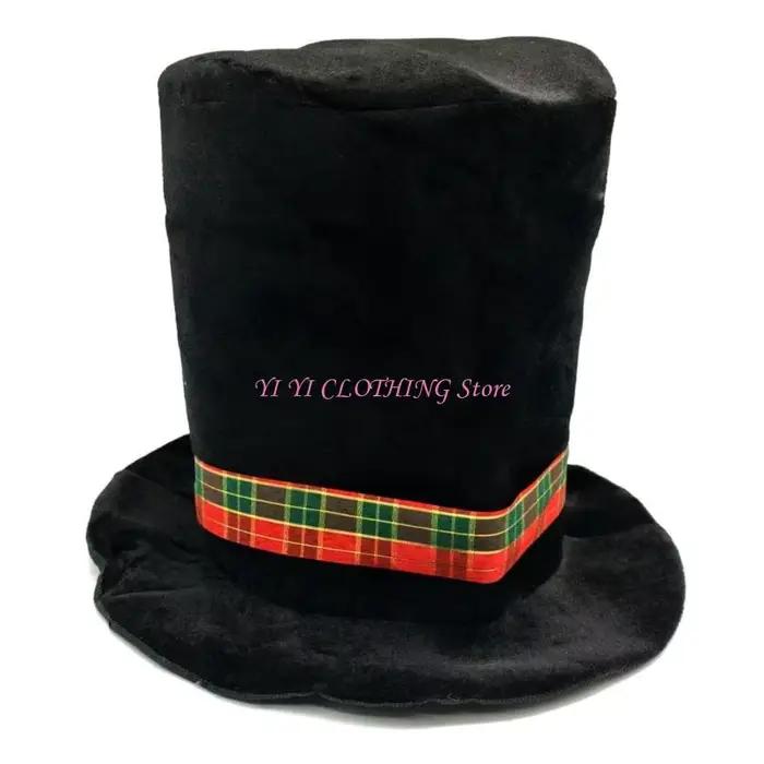 N5KF chapeau bonhomme neige d'hiver élégant avec accessoire fête noël pour hommes