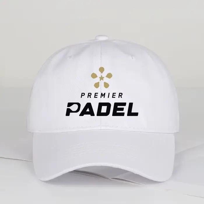 Casquette de baseball imprimée MLFO Premier Padel Soft-Peak, légère, respirante, réglable, style spo
