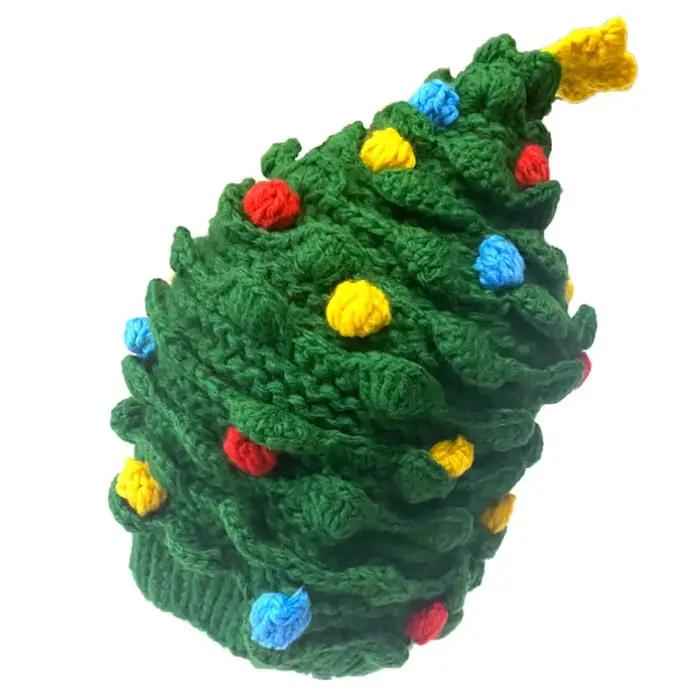 Bonnet de sapin de Noël assressentipour la famille, chapeau de Noël pour enfants et adultes, fête de