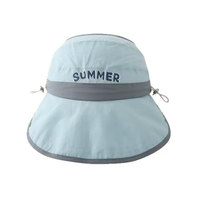 Chapeau de soleil confortable à grand bord pour bébé, respirant, Style coréen, casquette supérieure 