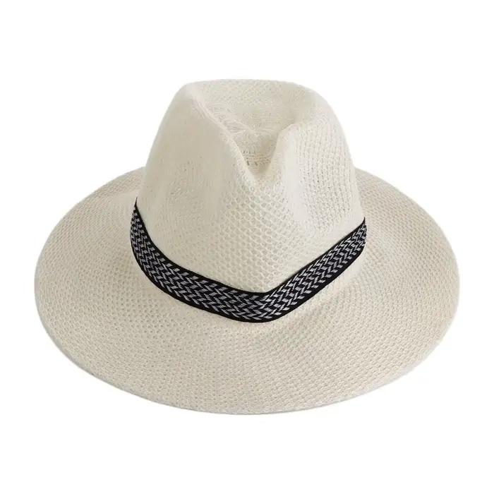 Chapeau de pêcheur Cool papa melon Style bohémien femme voyage Panama chapeau vieil homme chapeau de