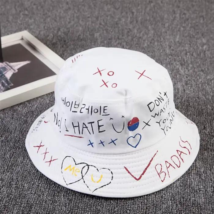 Chapeau de pêcheur d'été unisexe, seau Harajuku, protection solaire pour la pêche en plein air, casq
