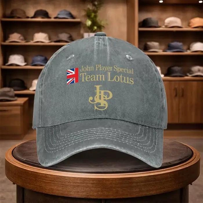Casquette de baseball imprimée 1 X JPS pour l'équipe Lotus F1, casquette snapback décontractée, casq