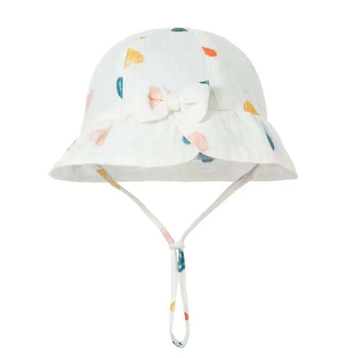 Chapeau en coton à large bord pour bébés garçons et filles, chapeau de soleil de plage, casquettes d
