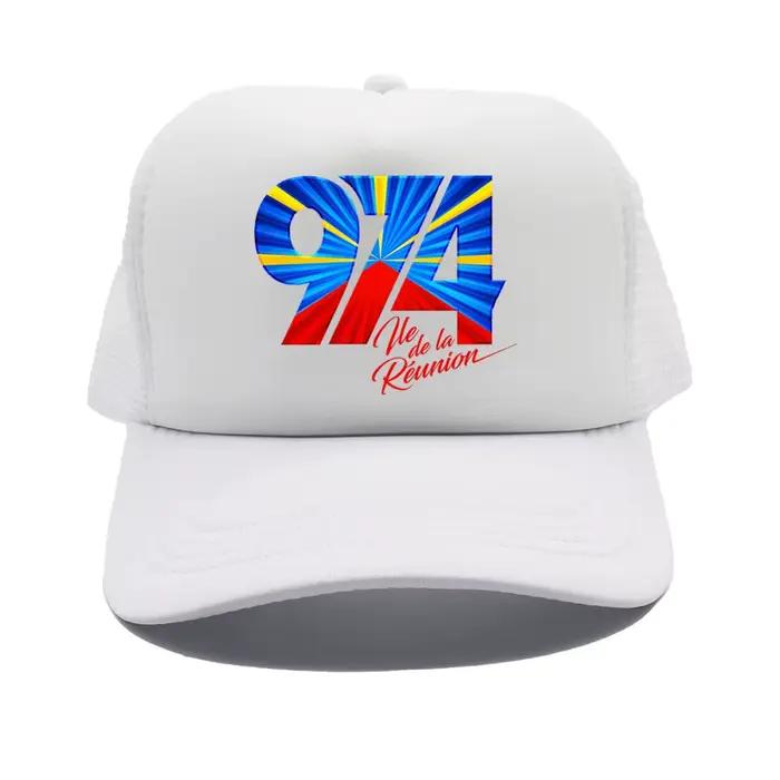 Casquette de camionneur de l'île de la Réunion pour hommes et femmes, casquettes de baseball fières 