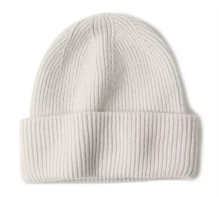 SHUCHAN 100% laine chapeaux pour femmes Skullies & bonnets garder au chaud solide hiver extérieur hi