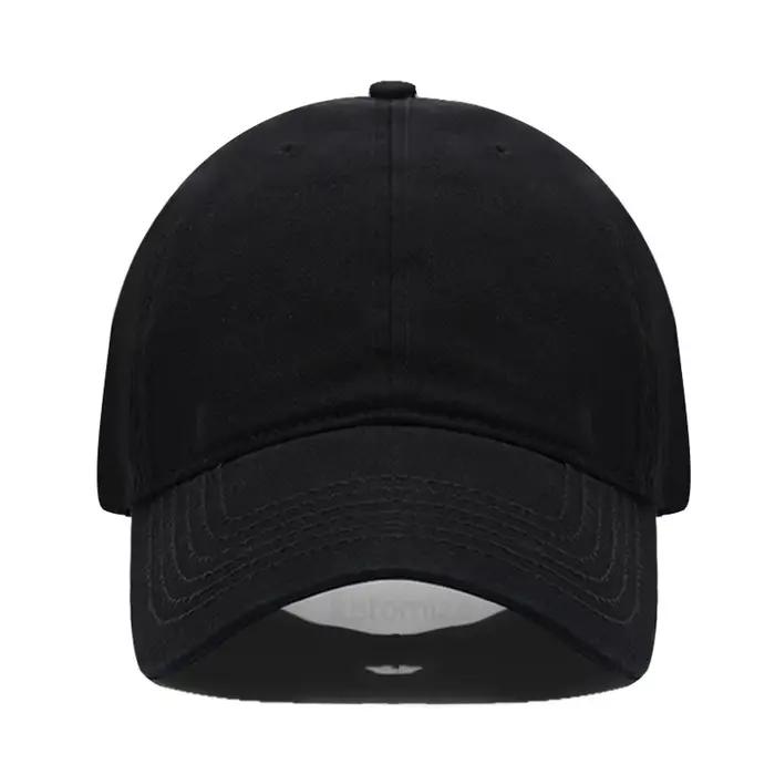 Casquette de Baseball en coton délavé Vintage avec Logo de texte personnalisé brodé, chapeau à la mo