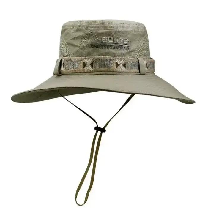 Chapeau de pêcheur Panama d'été à larges bords, chapeau de soleil d'extérieur à protection UV. Chape