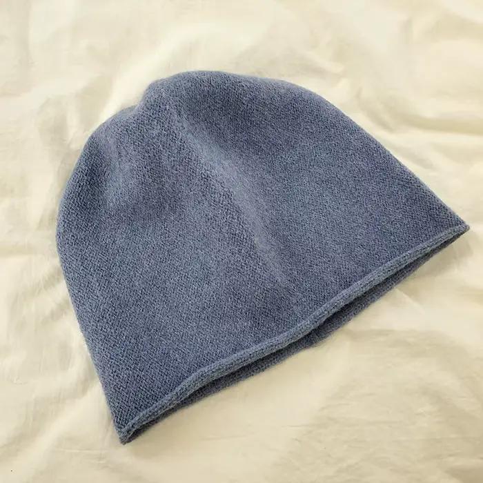 Bonnet femme avec laine tricot chapeau automne et hiver coréen rétro chaud s mode décontracté couleu