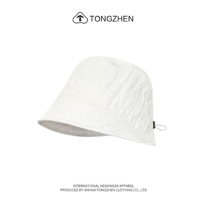 Chapeaux seau à bords courts de styliste de Niche japonaise pour femmes et hommes, casquette de bass