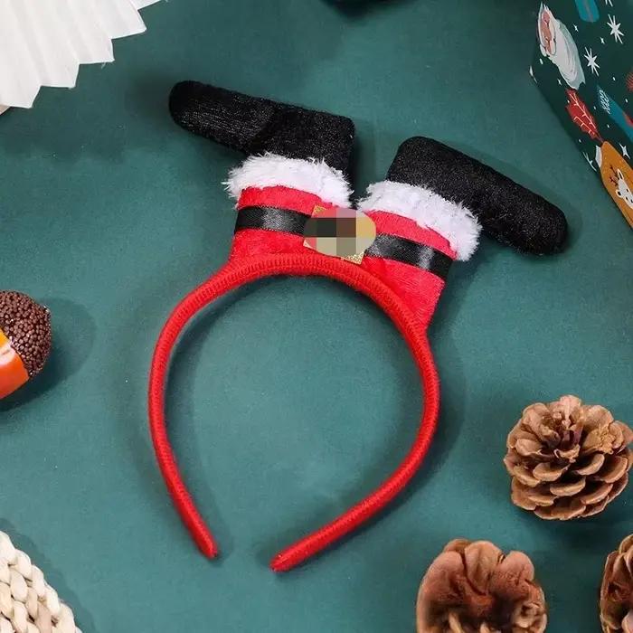 Chapeau de flocon de neige en bois de noël pour enfants et adultes, bandeau pour fête de vacances, c