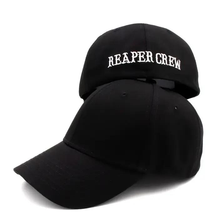 Casquette de baseball Fashion REAPER CREW avec lettres brodées, confortable, décontractée, en coton,