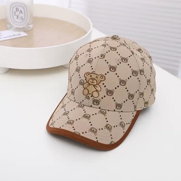 Casquette de baseball de dessin animé mignon pour enfants, snapback de printemps, casquette hip hop 