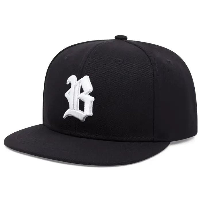 Casquette de Baseball brodée gothique avec lettre B pour hommes et femmes, chapeau Hip Hop tendance,