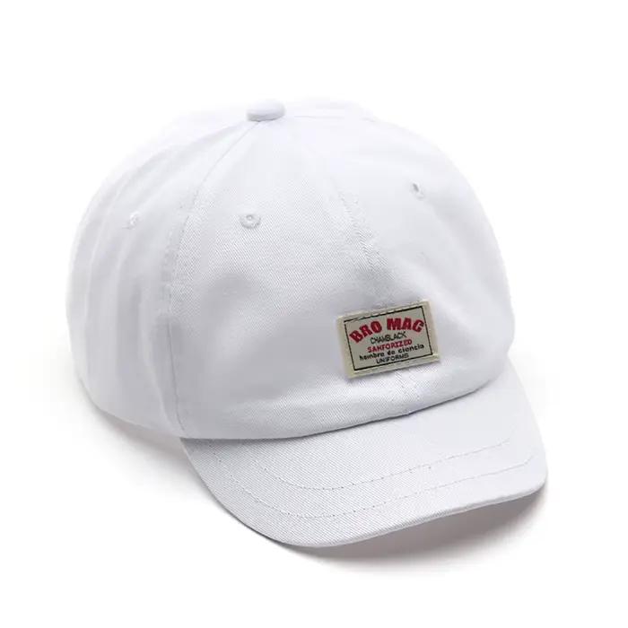 Casquette de baseball FS Fashion rouge et blanche à visière courte pour hommes, en coton, de marque,