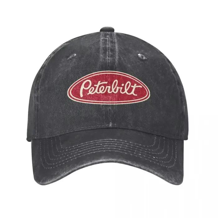 Peterbilt camion voiture course Vintage casquette de Baseball Vintage en détresse Denim Snapback cha