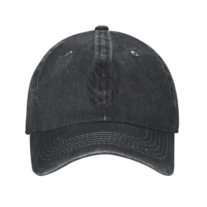 Casquette de baseball classique My Fire Rebbe Nachman en denim vieilli style unisexe, casquette snap