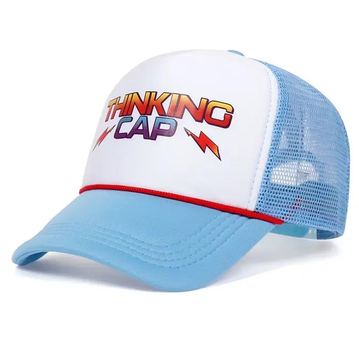 Casquette de baseball rétro sportive Stranger Things Dustin en maille, accessoire de cosplay unisexe