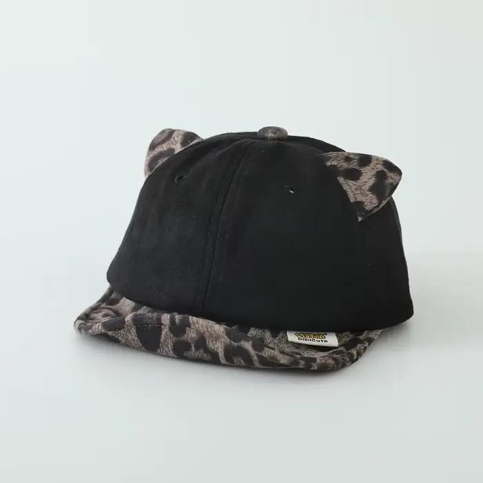 Nouvelle casquette d'automne à imprimé léopard pour enfants: élégant, bord souple, extérieur, Protec