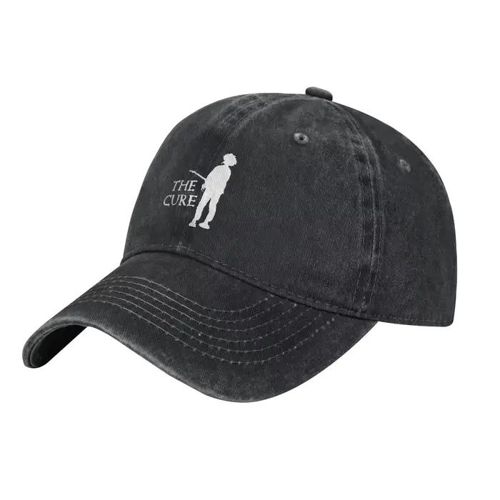 Casquette de Baseball The Cures Music, chapeau à rabat en Denim vieilli rétro, Style unisexe, cadeau
