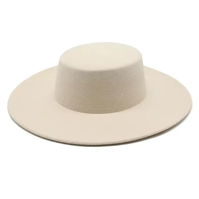 2025 Flatcap nouveau français élégant casquette plate Dame chapeau rétro large bord feutre chapeau f