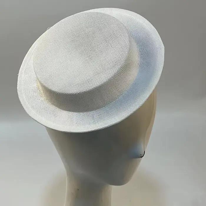 Mini chapeau de plaisancier printemps été, chapeaux haut de fête de mariage, petits chapeaux faits à