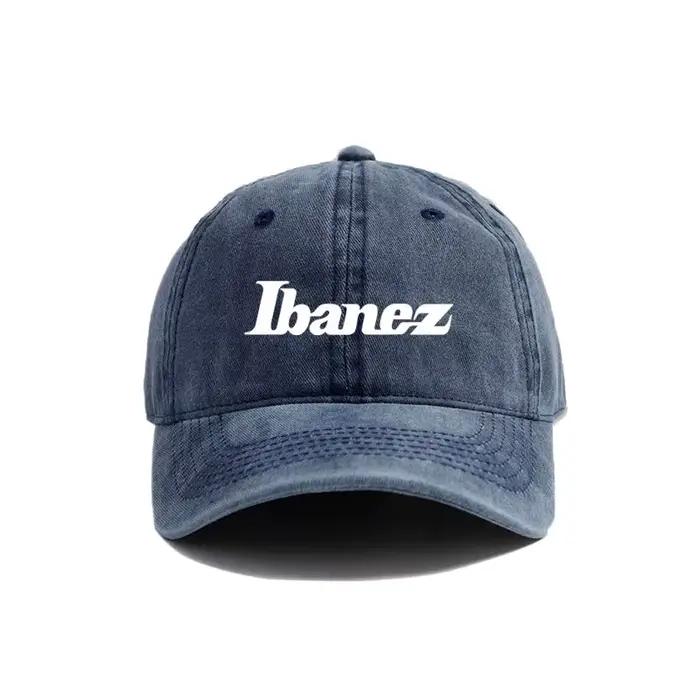 Ibanez casquettes de Baseball chapeaux en détresse Fans de musique casquette Hip Hop hommes femmes r
