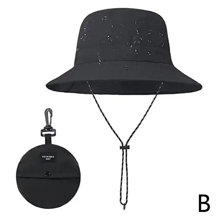 Chapeau seau Panama pour hommes et femmes, chapeau d'extérieur imperméable, chapeau de pêcheur, Prot