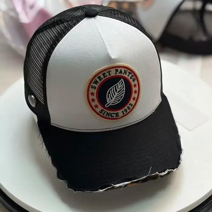 Casquette de baseball personnalisée avec broderie du logo du fabricant, casquette plate à visière pl