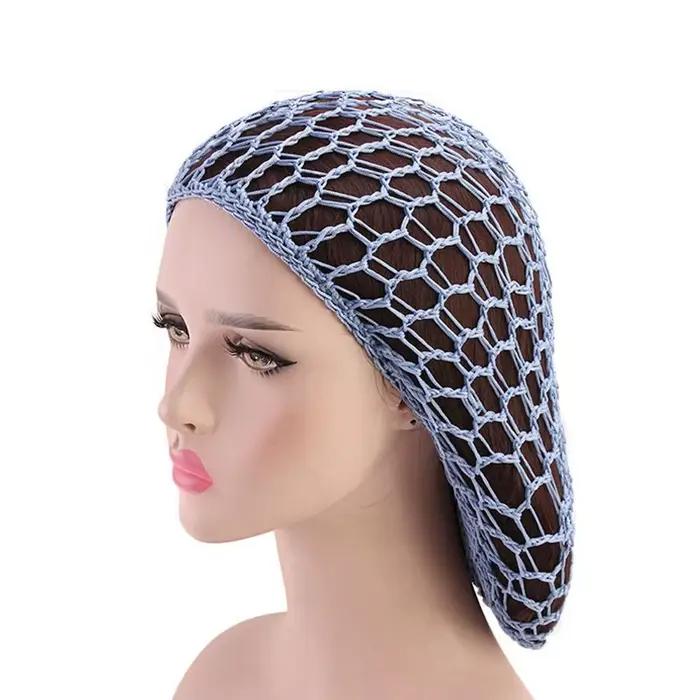 Couvre-cheveux multicolores faits à la main : Bonnets, casquettes, bonnets en maille, bonnets de nui
