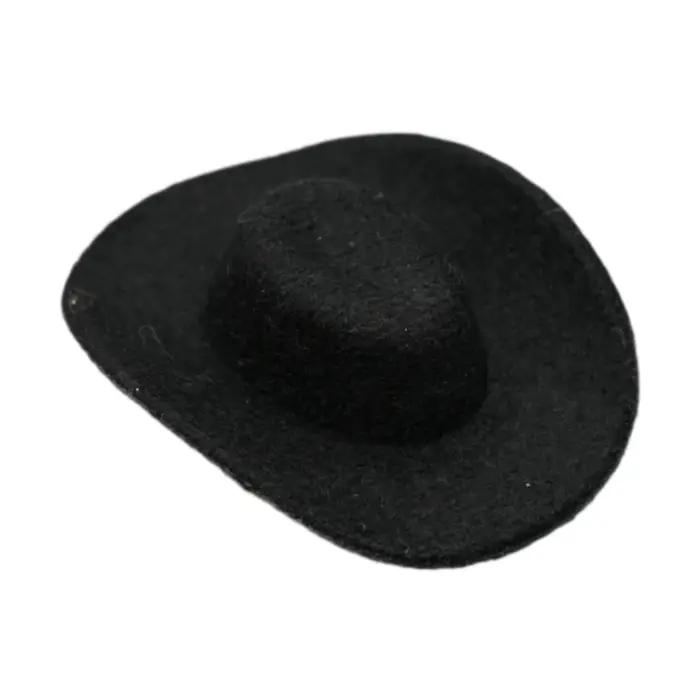 Mini chapeau de Cowboy pour poupée, accessoires de décoration, chapeau occidental Miniature, accesso