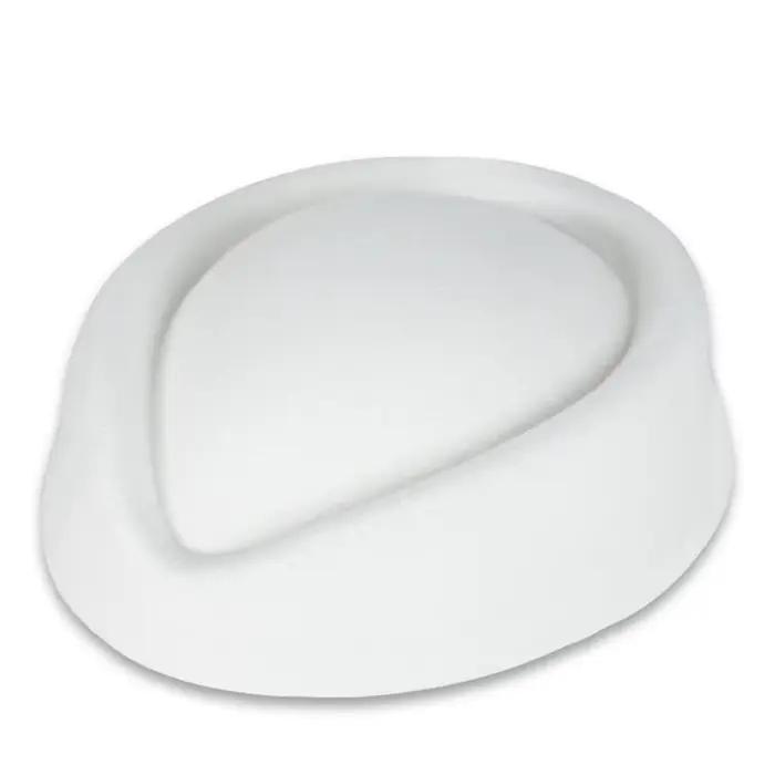 Nouveau Chapeau Rétro Britannique Formel en Feutre à Calotte Concave, Style Béret, Uni, pour Hôtesse