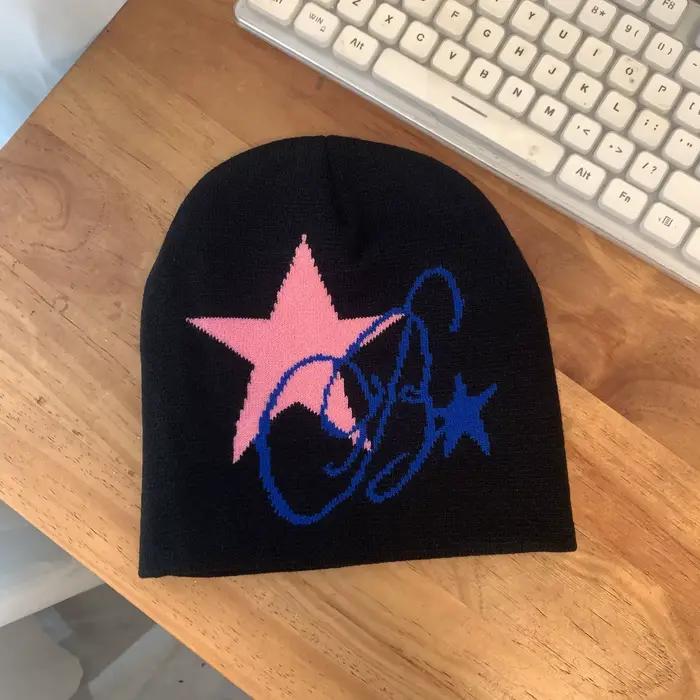 Chapeau tricoté tendance pour femmes, automne hiver, chaud, Style de rue, tricot unisexe, casquette 