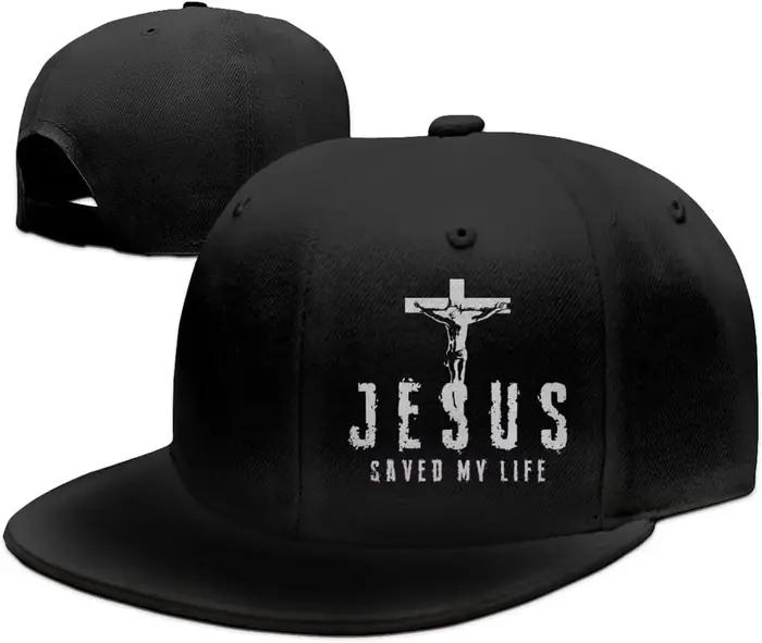 Casquette de baseball réglable pour homme, chapeaux Snapback croisés, billet plat, camionneur chréti
