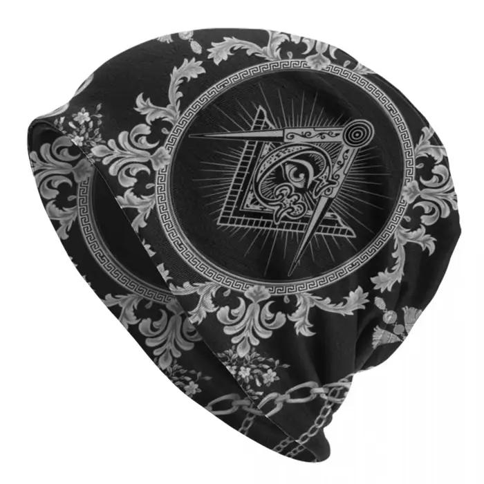 Bonnets d'art baroque personnalisés pour hommes et femmes, bonnet en tricot unisexe, bonnet maçonniq