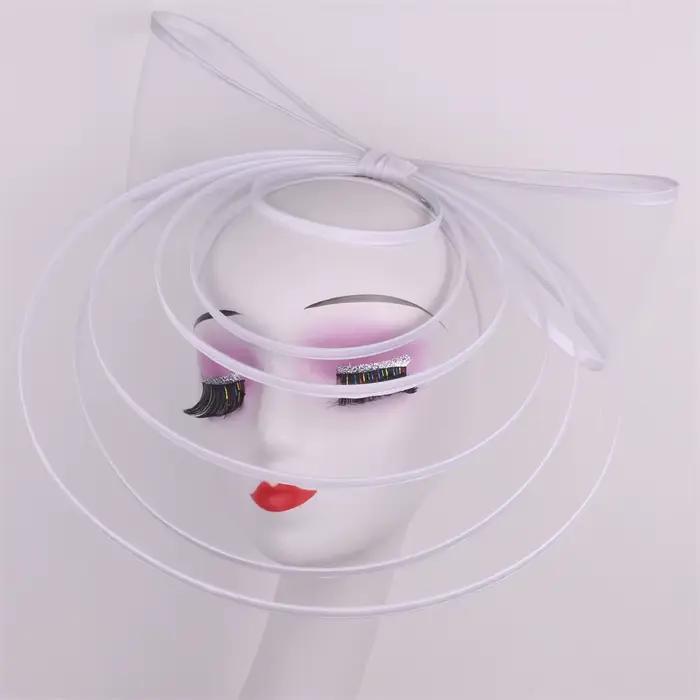 Fascinateur de chapeau d'église de mariage, pièce de sauna, tri formel, chapeau de reine de partie d