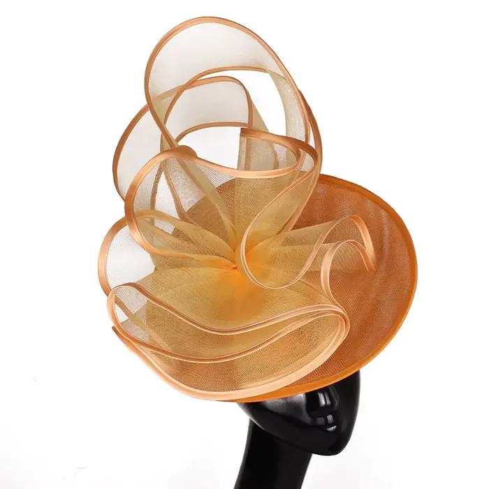 Nouveau dames Fascinator fleur chapeau pour femmes Derby fête chapellerie casquette florale mode cha